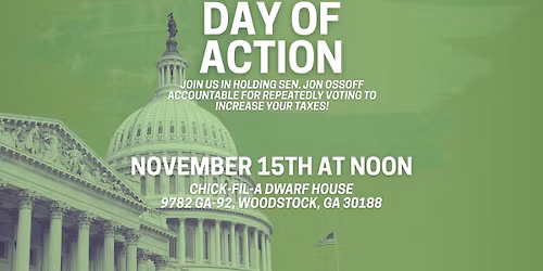 Hold Ossoff Accountable! Woodstock!