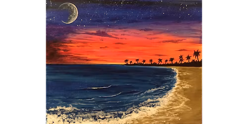 Twilight Beach - Paint and Sip in Chicago | Classpop!\u2122