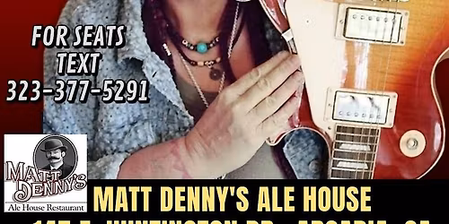 JOANNA CONNOR - Blues-Rock Guitar Great From Chicago - in Arcadia!