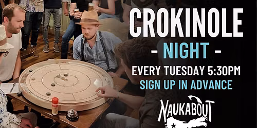Tuesdays Cokinole Table Game Fun 5:30PM