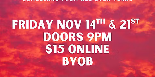 Best of Texas Comedy Showcase