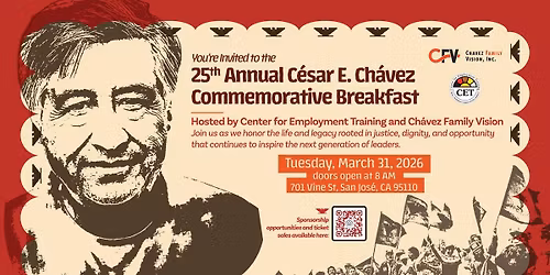 25th Annual C\u00e9sar Ch\u00e1vez Breakfast