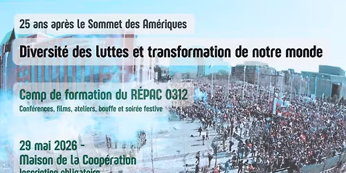 Soir\u00e9e festive - 25 ans apr\u00e8s le Sommet des Am\u00e9riques