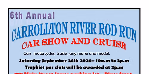 Carrollton River Rod Run Car Show