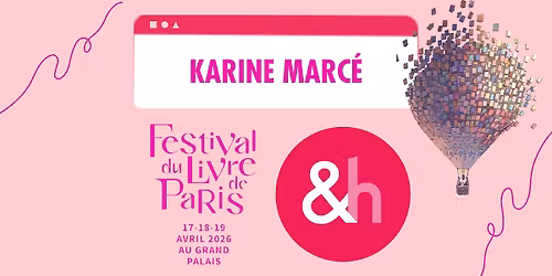 D\u00e9dicace Karine Marc\u00e9 - Festival du Livre de Paris
