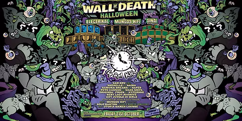 4am Kru x Mungos Hifi x Sinai x Electrikal: Wall of Death \u2022 Halloween