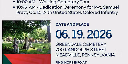 Juneteenth Gravestone Dedication and Cemetery Tour