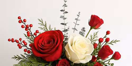 Winter Christmas Small Centerpiece Workshop