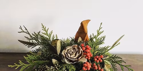 Winter Christmas Small Centerpiece Workshop