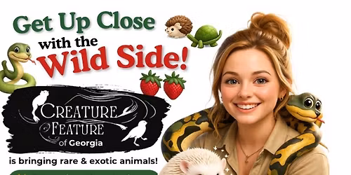 \ud83c\udf53\ud83d\udc3e\ud83d\udc31Creature Feature of Georgia \ud83c\udf53\ud83d\udc0d