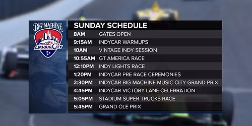 INDYCAR Music City Grand Prix - Sunday