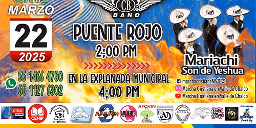 20 MARCHA CRISTIANA EN VALLE DE CHALCO.