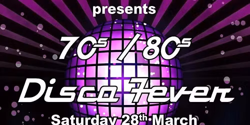 AlhambraLive presents 70's night. Dance the night away to the hits of the 70's