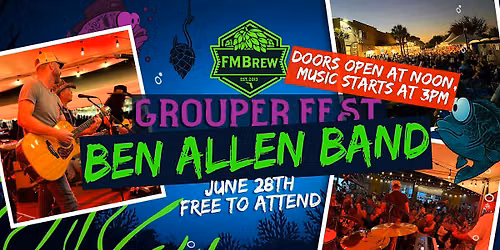 Ben Allen Band Live at Grouper Fest | Fort Myers Brewing Co.