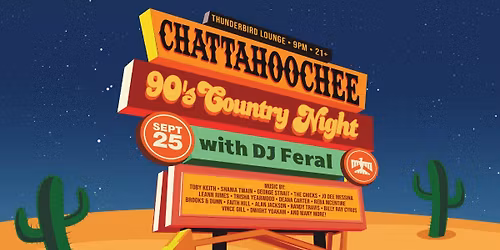 Chattahoochee: 90's Country Night