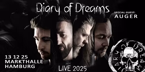DIARY OF DREAMS LIVE 2025 - Hamburg - plus special guest: AUGER