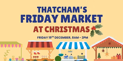 Thatcham Friday Market at Christmas