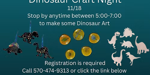 Dinosaur Craft Night
