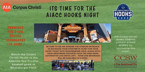 4TH ANNUAL AIA CORPUS CHRISTI HOOKS NIGHT!