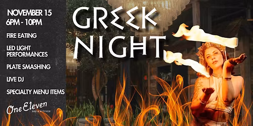 Greek Night Dinner & Show