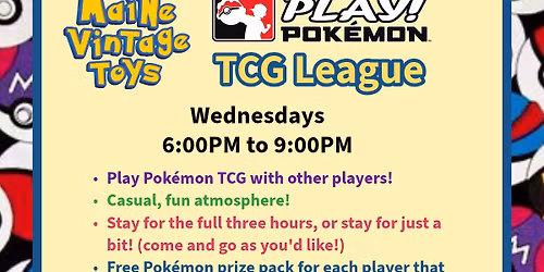 Wednesday Night Pok\u00e9mon TCG Weekly League