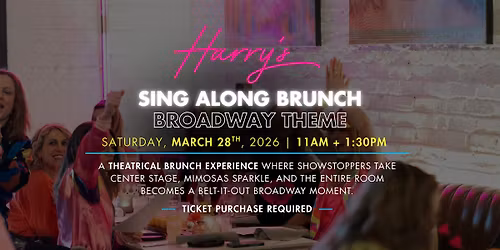 Broadway Sing-Along Brunch at Harry\u2019s