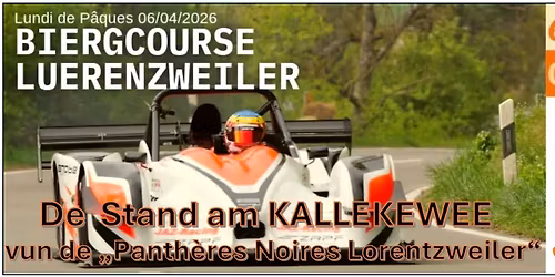 Biergcourse Lorentzweiler - Stand am Kallekewee bei de Pantheren
