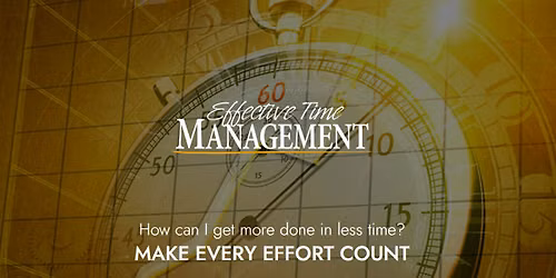 Effective Time Management Course