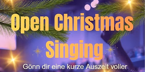 Open Christmas Singing