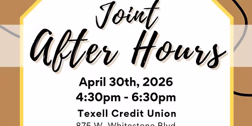 Joint After Hours Mixer with Cedar Park Chamber at Texell Credit Union