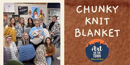 Chunky Knit Blanket Night