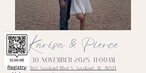 Save the date: Karisa & Pierce \ud83d\udc8d
