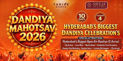 Hyderabads Biggest Dandiya Mahotsav 2026