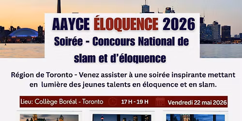 Soir\u00e9e inspirante d'\u00e9loquence et de Slam