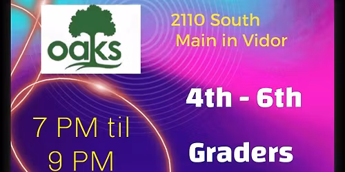 4th thru 6th grade Dance 