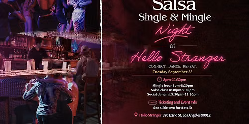 Salsa for Singles and Mingles - A night of love and friendship