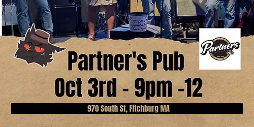 Blakkat Bone at Partner's Pub Sat Oct 3rd 9pm - 12