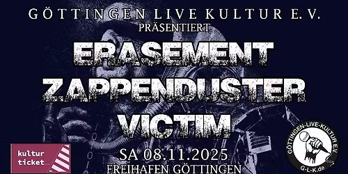 Erasement, Zappenduster, Victim