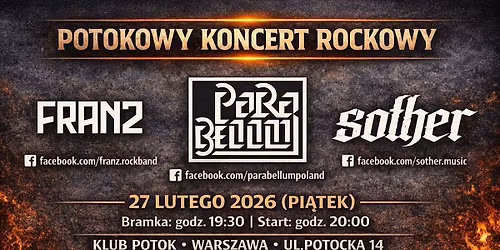 SOTHER | PARA BELLUM | FRANZ - 27.02.2026 @POTOK
