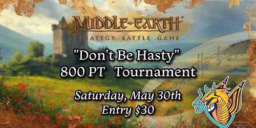 Middle Earth 800 PT Tournament