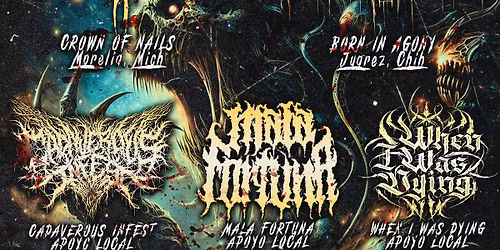BRUTAL DEATHCORE CROWN & AGONY NIGHT