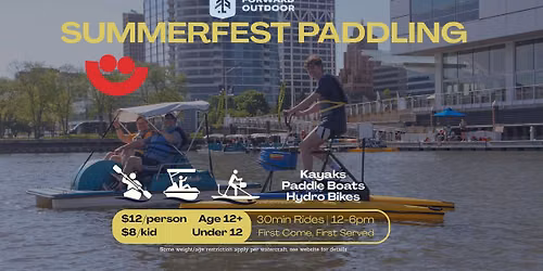 Summerfest Paddling with Forward Outdoor