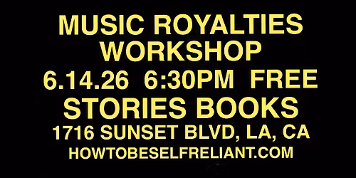 Music Royalties Workshop @ Stories Books