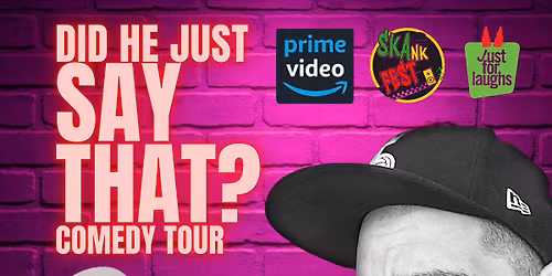 Did he just say that? Comedy tour!