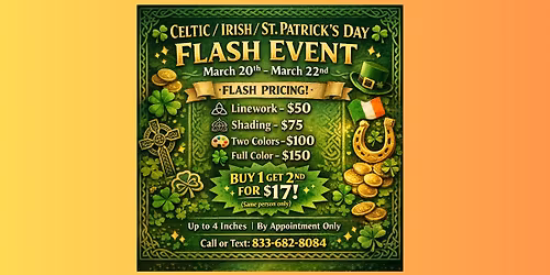 Celtic/Irish Flash Weekend