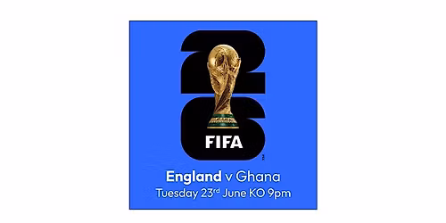 FIFA World Cup 2026: England v Ghana Rooftop Watch Party w\/Burger & Beer