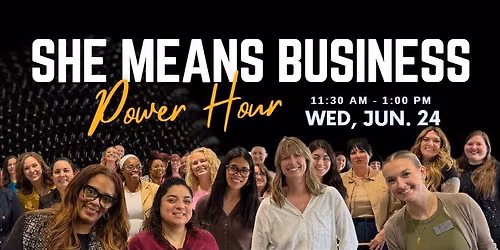 She Means Business - Women In Entrepreneurship