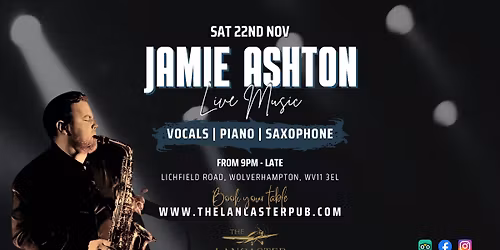 Live Singer - Jamie Ashton