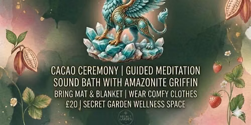 Strawberry Full Moon Cacao & Soundbath Ceremony 