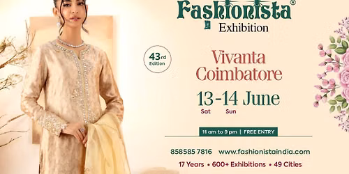 Fashionista Coimbatore Exhibition 